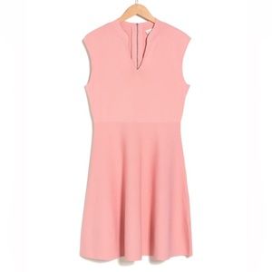 Ted baker Lliliee sleeves fit and flare dress size 5 color coral 🪸